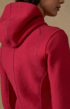 Avery Wolljacke mit Kapuze
