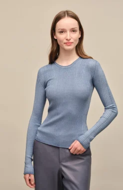 AvrilDyed Rundhals Langarmshirt