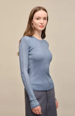 AvrilDyed Rundhals Langarmshirt