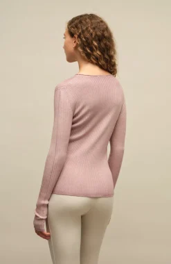 AvrilDyed Rundhals Langarmshirt
