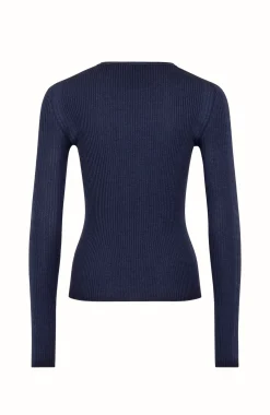AvrilDyed Rundhals Langarmshirt