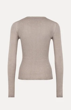 AvrilDyed Rundhals Langarmshirt