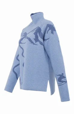 Chatel Pullover mit Skispur Motiv