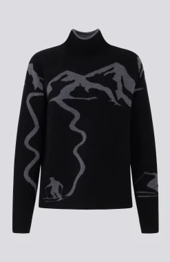 Chatel Pullover mit Skispur Motiv