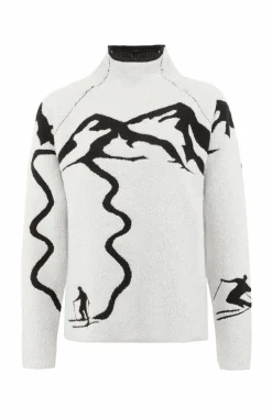 Chatel Pullover mit Skispur Motiv