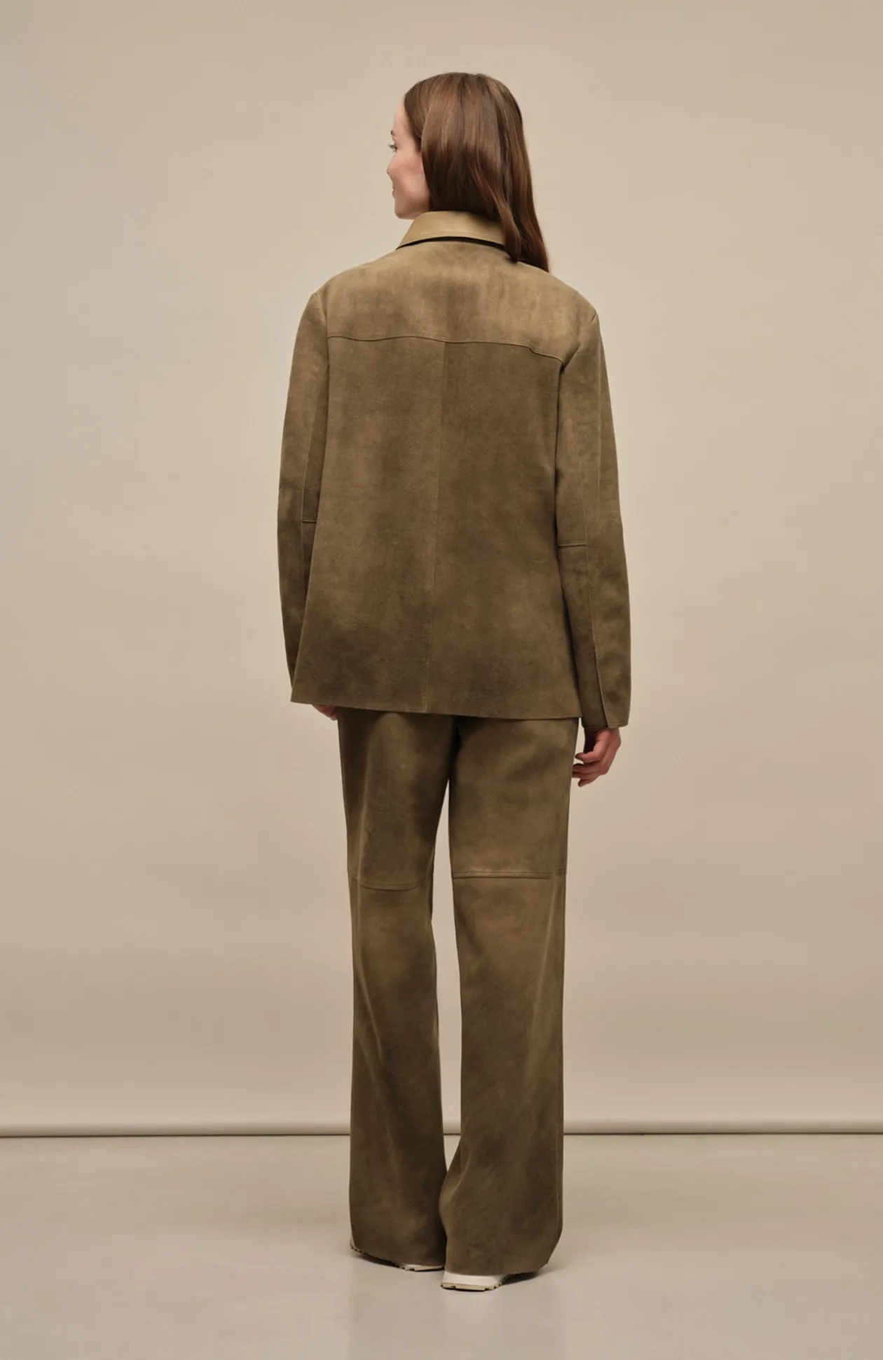 Emely Vintage Leder Hemdjacke