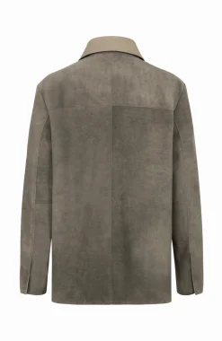 Emely Vintage Leder Hemdjacke
