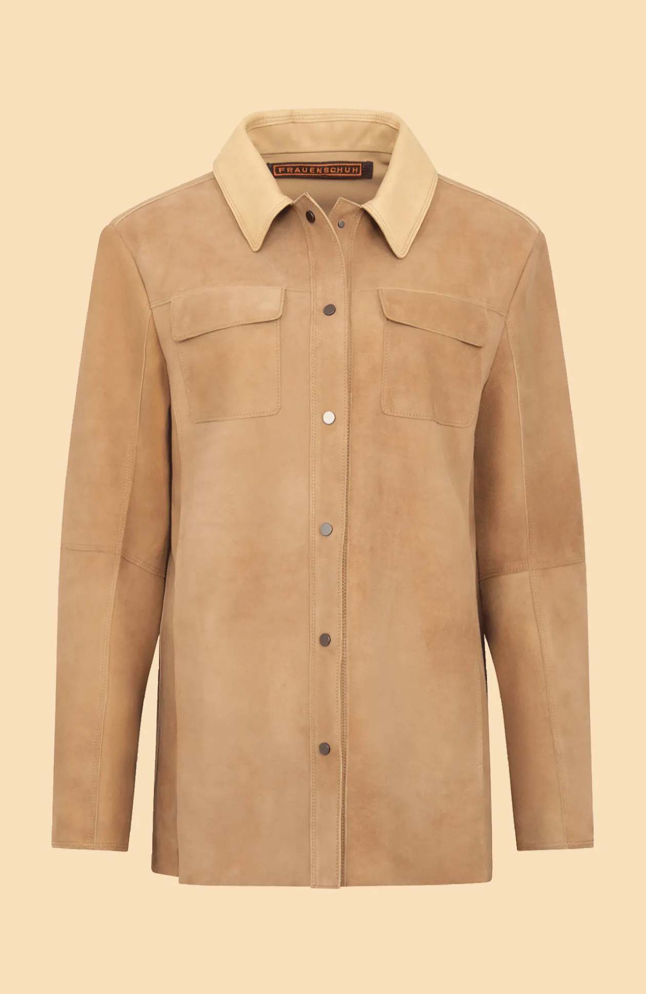 Emely Vintage Leder Hemdjacke