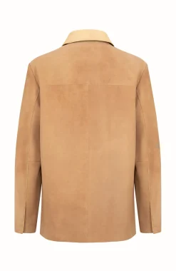 Emely Vintage Leder Hemdjacke