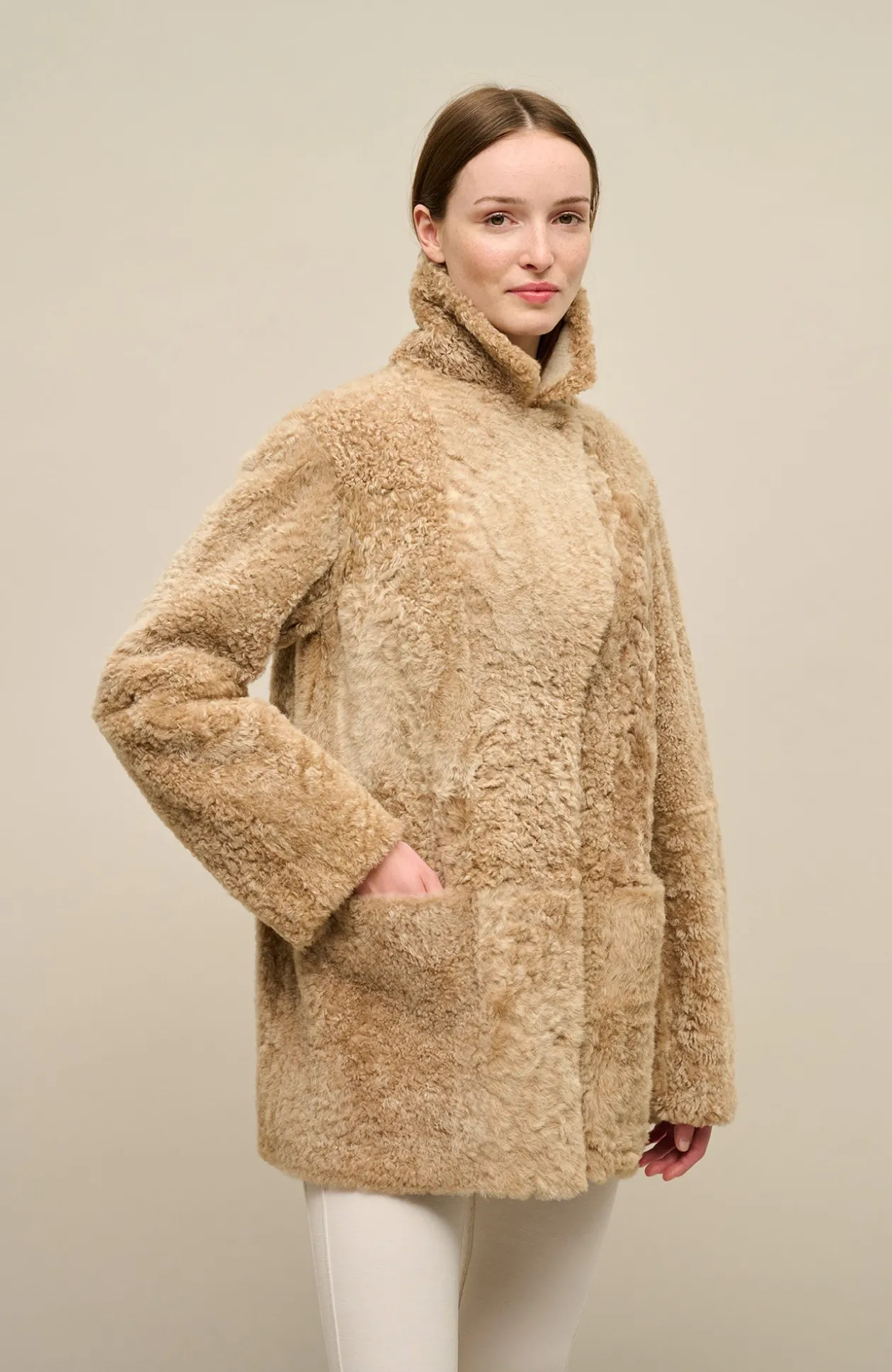 Farina Lammfell Jacke