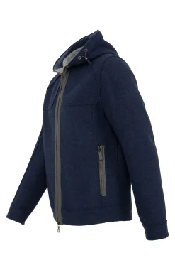 Jeremy Wolljacke mit Kapuze
