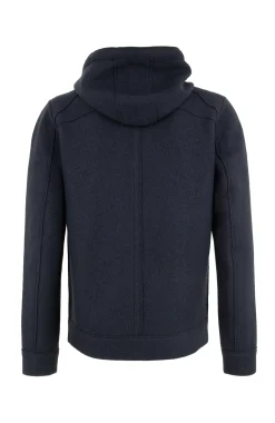 Jeremy Wolljacke mit Kapuze