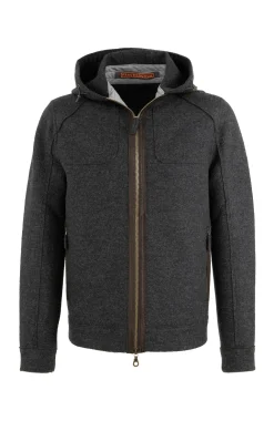 Jeremy Wolljacke mit Kapuze