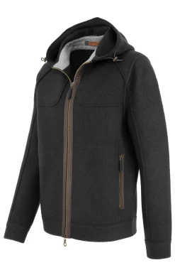 Jeremy Wolljacke mit Kapuze