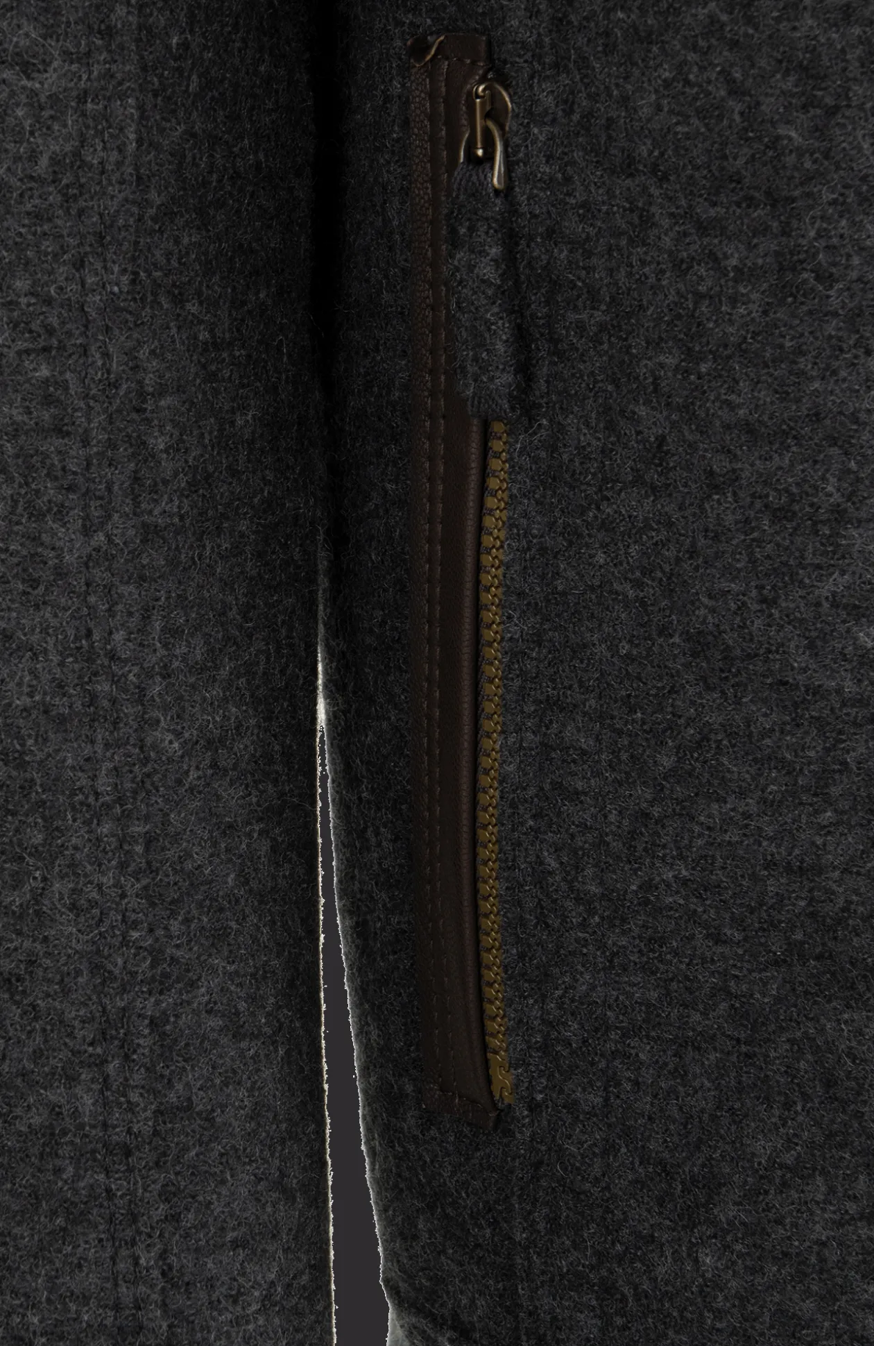 Jeremy Wolljacke mit Kapuze