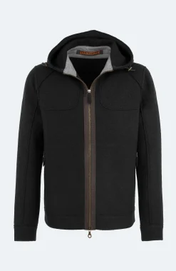 Jeremy Wolljacke mit Kapuze