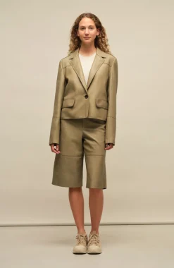 KatiBermuda Leder Shorts