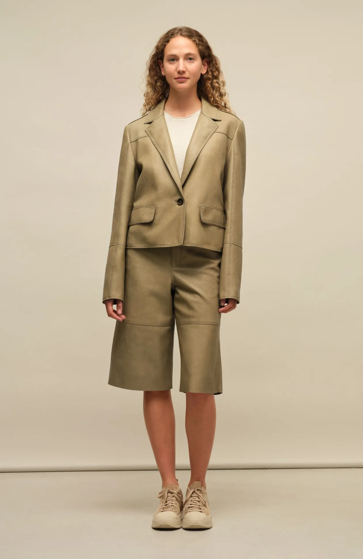 KatiBermuda Leder Shorts