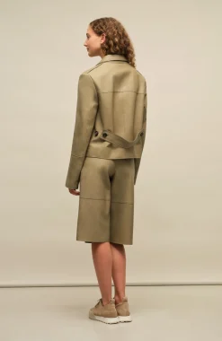 KatiBermuda Leder Shorts