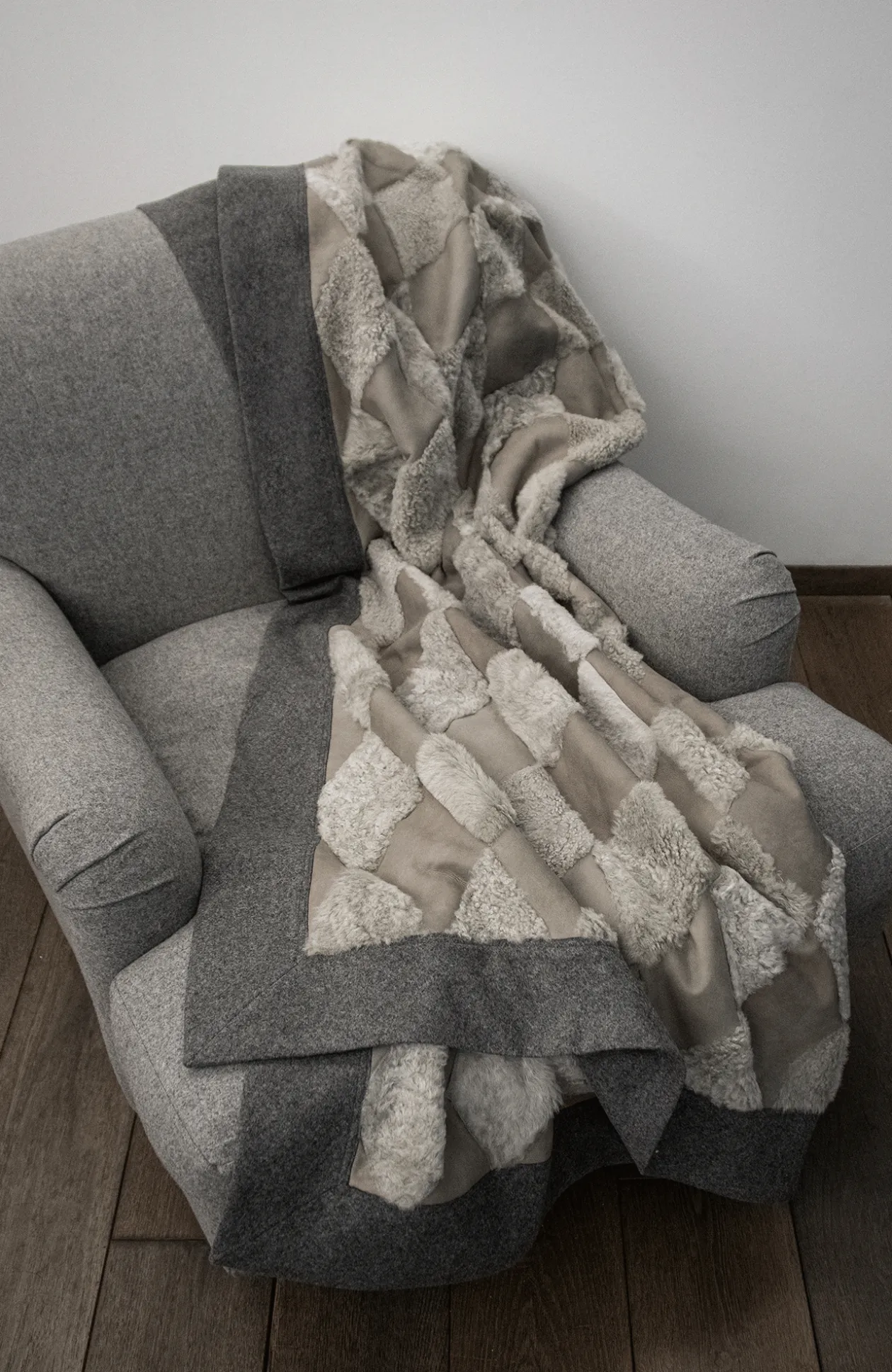 Lammfell Decke