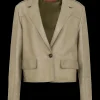 Lin kurzer Nappa Leder Blazer