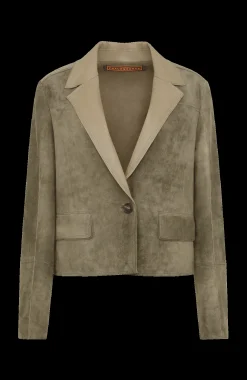 Lin Vintage Lederjacke