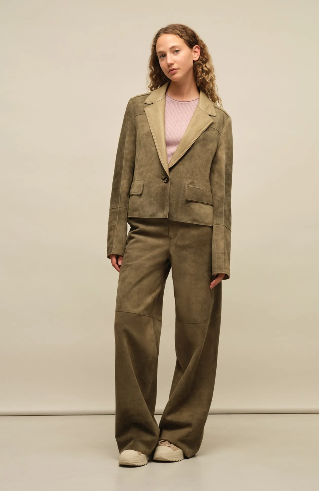 Lin Vintage Lederjacke