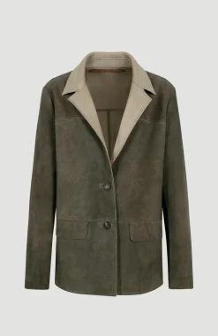 Luise Oversized Leder Blazer