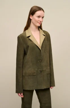 Luise Oversized Leder Blazer