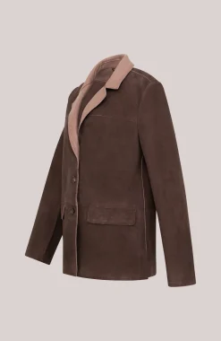Luise Oversized Leder Blazer