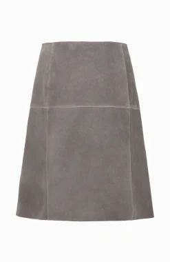 Milly Midi Leder Wickelrock