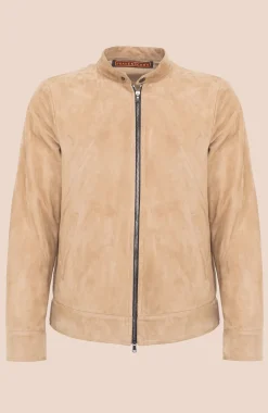 Nico Jacke aus Veloursleder