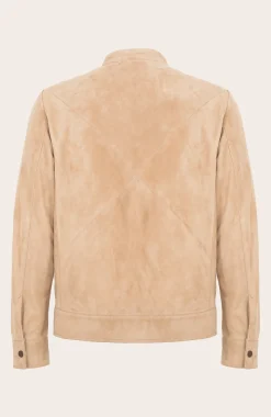 Nico Jacke aus Veloursleder