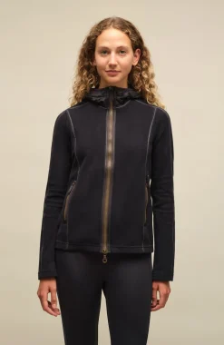 Rania Biodegradable Fleecejacke mit Kapuze