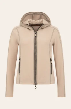 Rania Biodegradable Fleecejacke mit Kapuze
