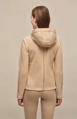 Rania Biodegradable Fleecejacke mit Kapuze