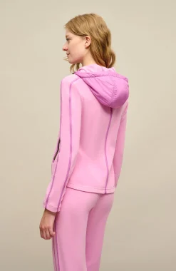 Rania Biodegradable Fleecejacke mit Kapuze