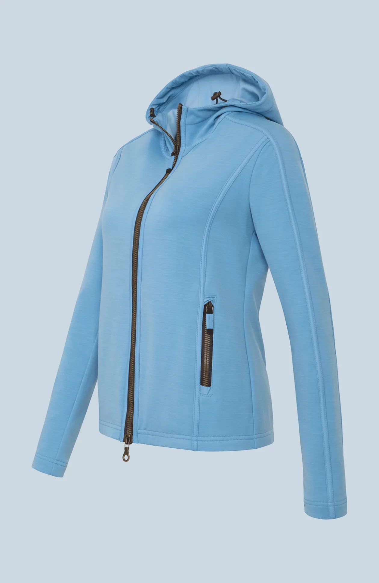 Rania Woll Powerstretch Kapuzenjacke