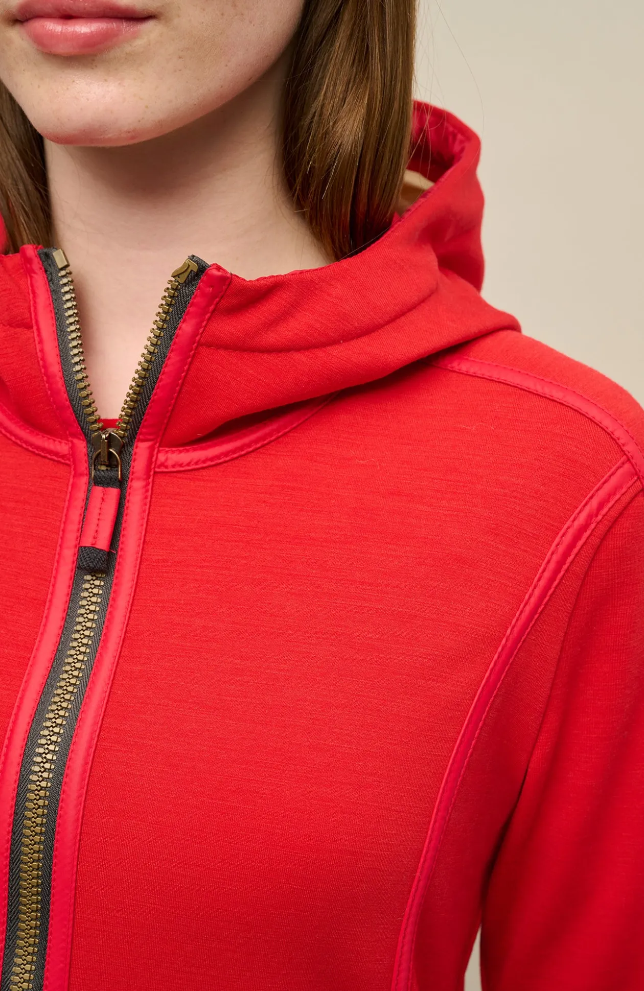 Rania Woll Powerstretch Kapuzenjacke
