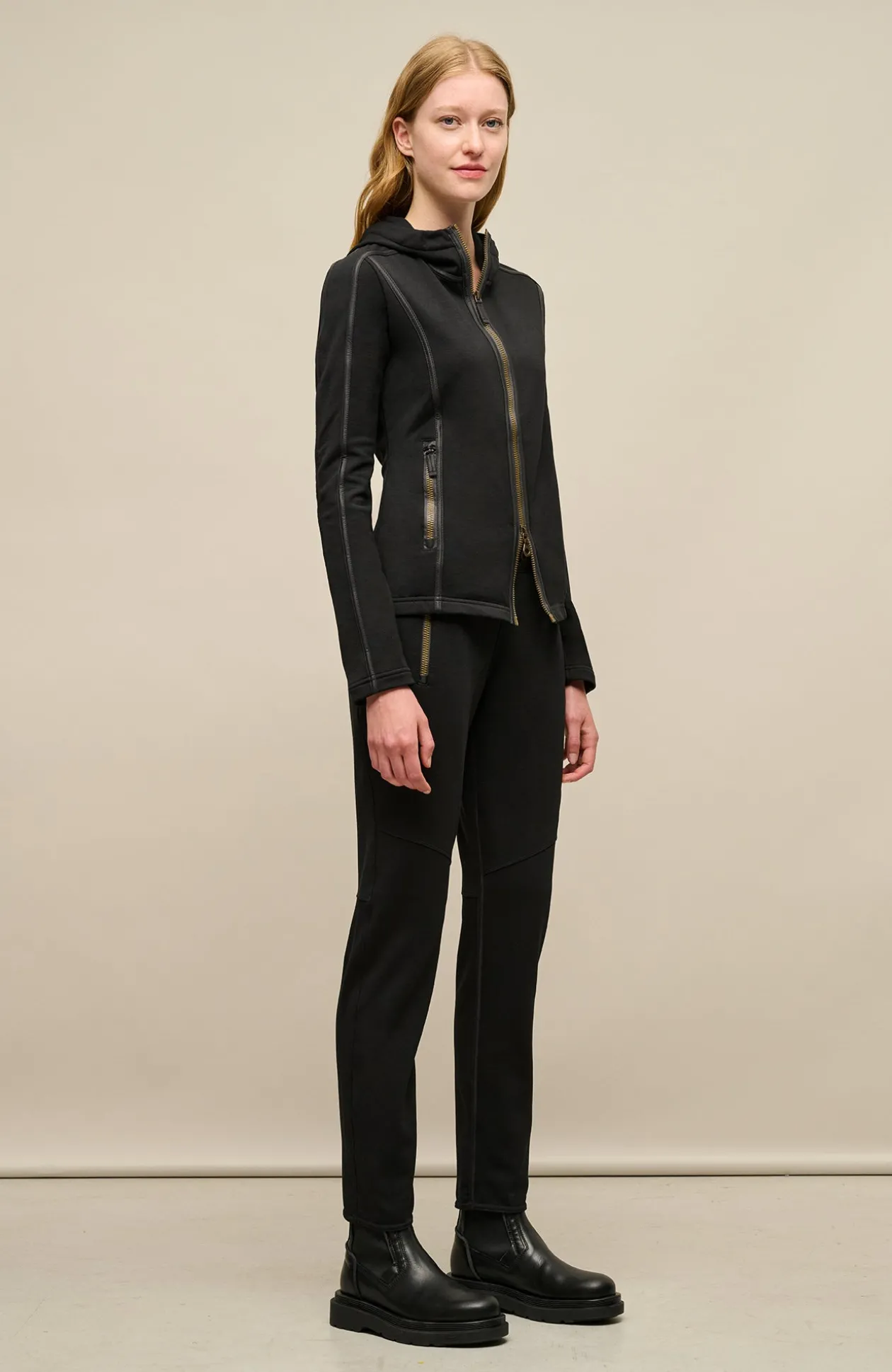 Rania Woll Powerstretch Kapuzenjacke