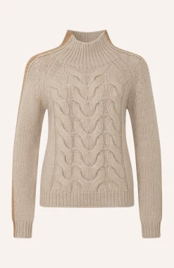 SaraCable Pullover mit Zopfmuster