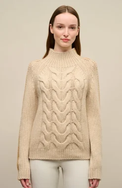 SaraCable Pullover mit Zopfmuster