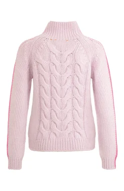 SaraCable Pullover mit Zopfmuster