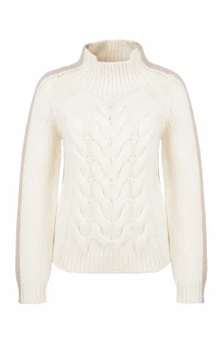 SaraCable Pullover mit Zopfmuster